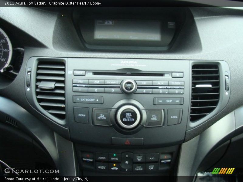 Graphite Luster Pearl / Ebony 2011 Acura TSX Sedan