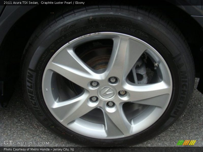 Graphite Luster Pearl / Ebony 2011 Acura TSX Sedan