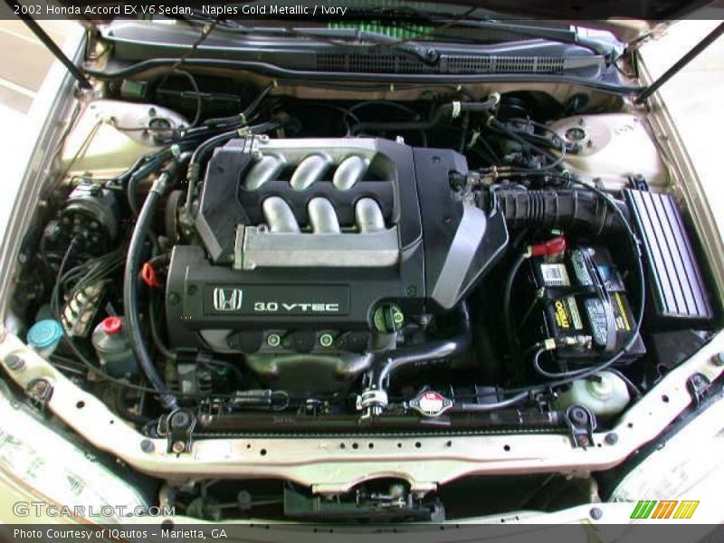  2002 Accord EX V6 Sedan Engine - 3.0 Liter SOHC 24-Valve VTEC V6