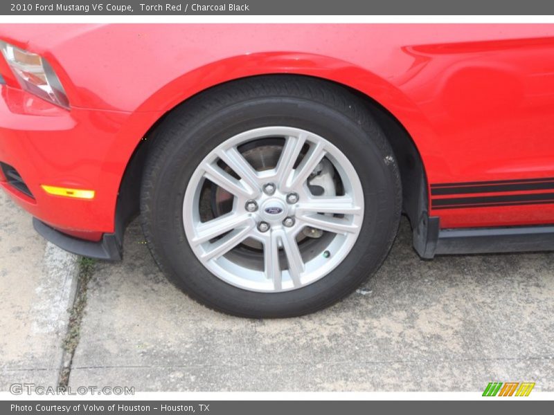Torch Red / Charcoal Black 2010 Ford Mustang V6 Coupe