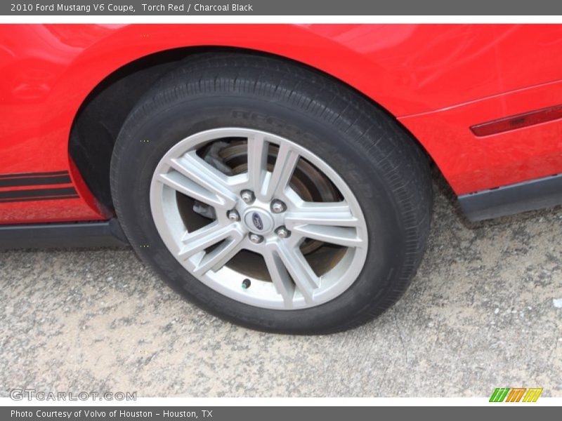 Torch Red / Charcoal Black 2010 Ford Mustang V6 Coupe