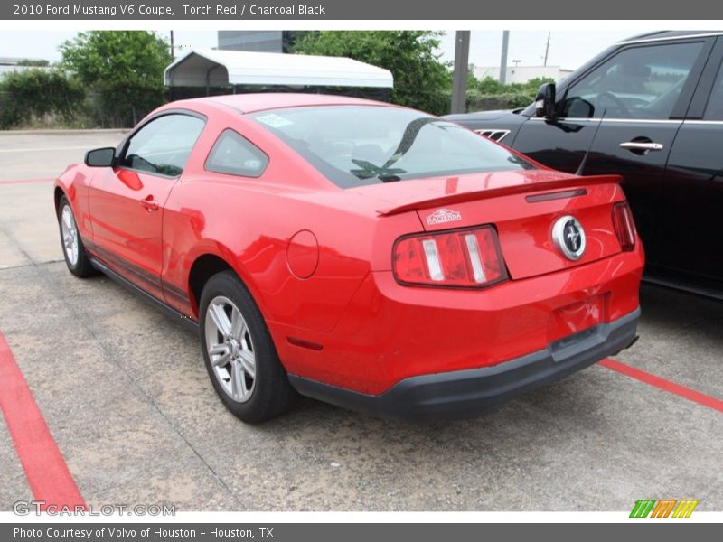 Torch Red / Charcoal Black 2010 Ford Mustang V6 Coupe