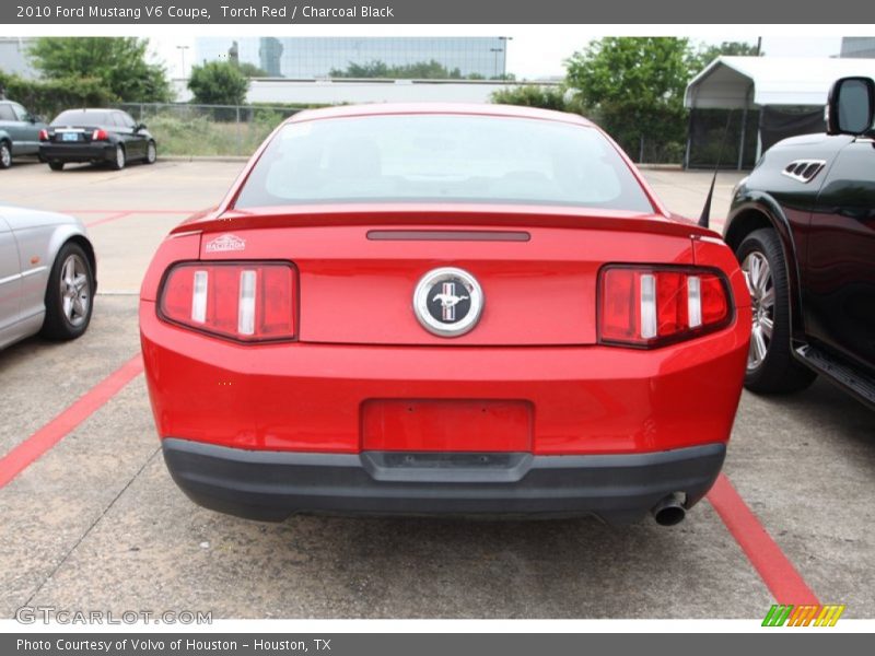 Torch Red / Charcoal Black 2010 Ford Mustang V6 Coupe