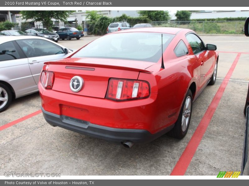 Torch Red / Charcoal Black 2010 Ford Mustang V6 Coupe