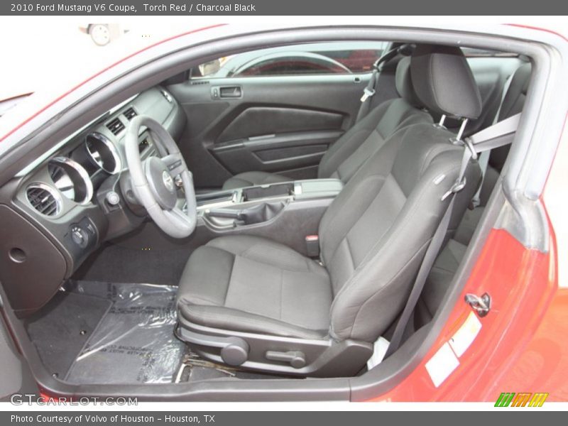 Torch Red / Charcoal Black 2010 Ford Mustang V6 Coupe