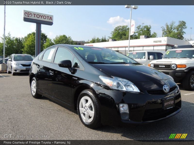 Black / Dark Gray 2010 Toyota Prius Hybrid III