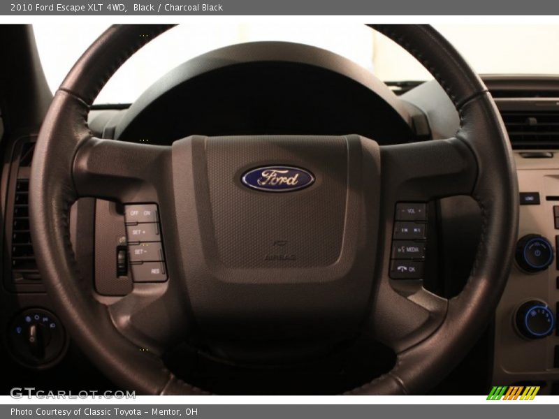 Black / Charcoal Black 2010 Ford Escape XLT 4WD