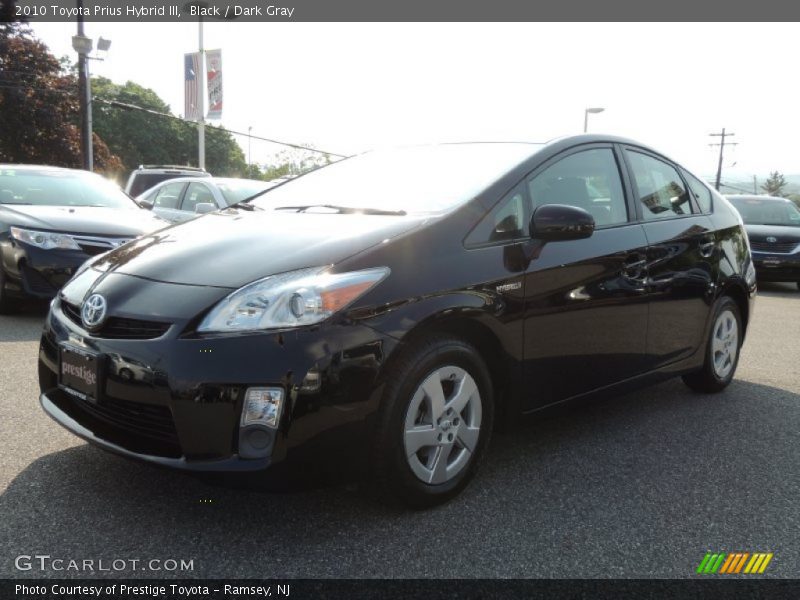 Black / Dark Gray 2010 Toyota Prius Hybrid III