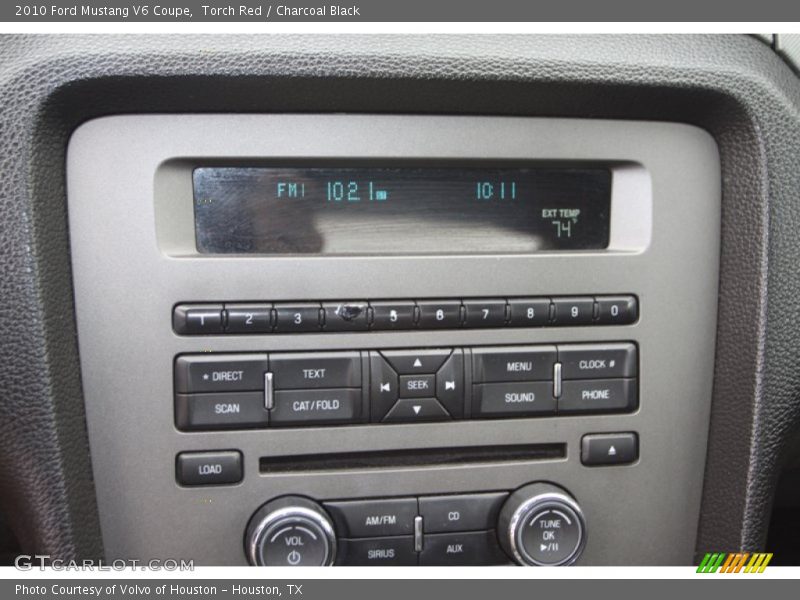 Torch Red / Charcoal Black 2010 Ford Mustang V6 Coupe
