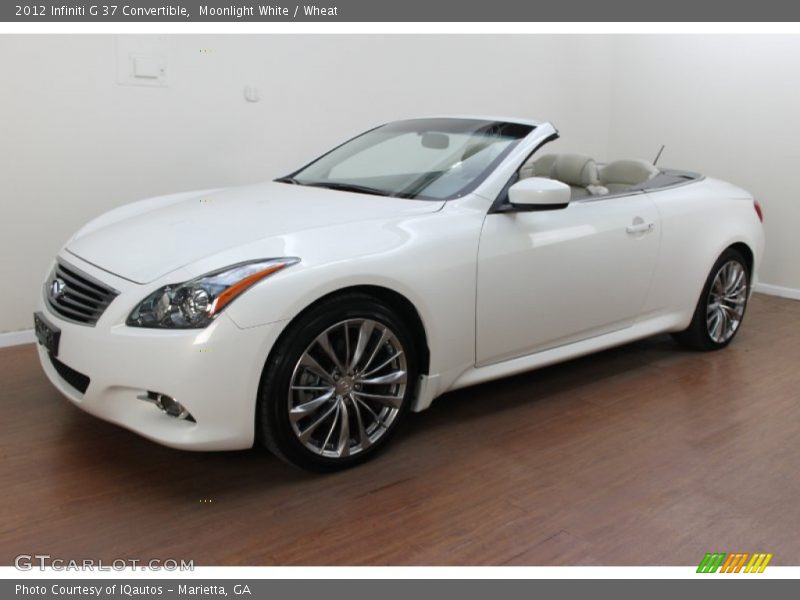 Front 3/4 View of 2012 G 37 Convertible