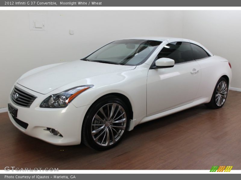 Moonlight White / Wheat 2012 Infiniti G 37 Convertible