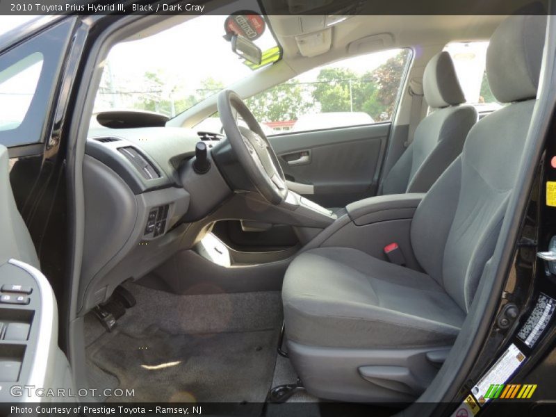 Black / Dark Gray 2010 Toyota Prius Hybrid III