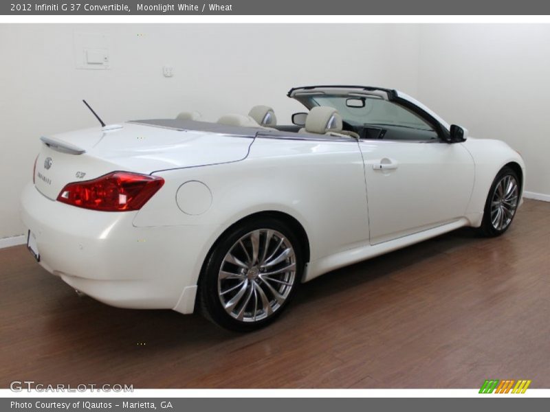 Moonlight White / Wheat 2012 Infiniti G 37 Convertible