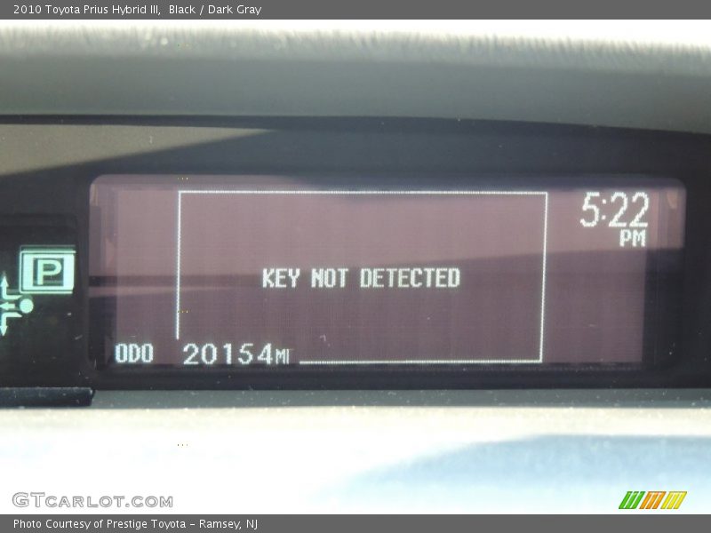 Black / Dark Gray 2010 Toyota Prius Hybrid III