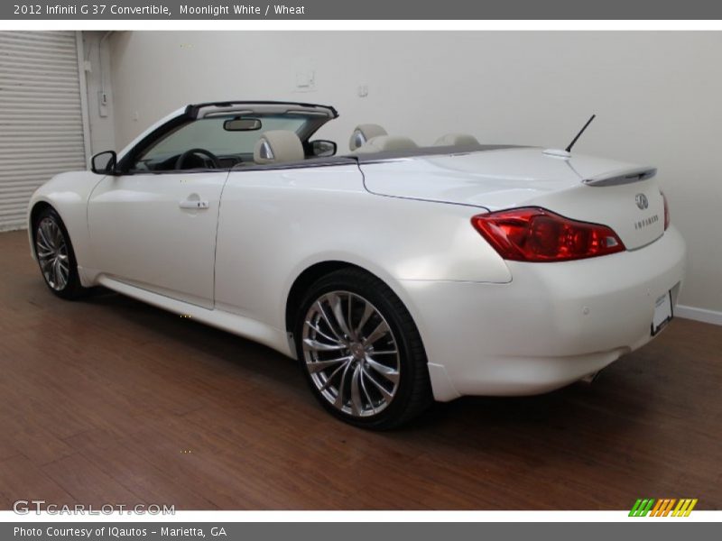 Moonlight White / Wheat 2012 Infiniti G 37 Convertible
