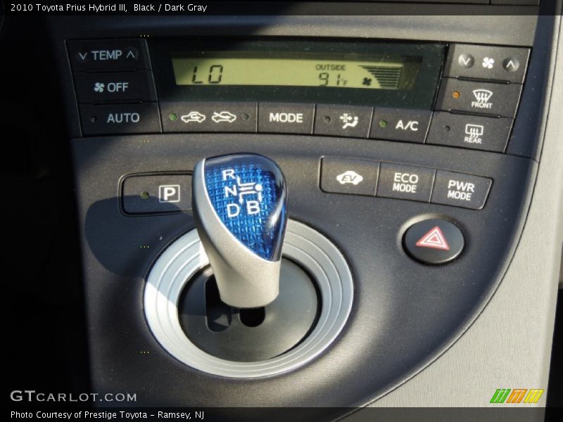Black / Dark Gray 2010 Toyota Prius Hybrid III