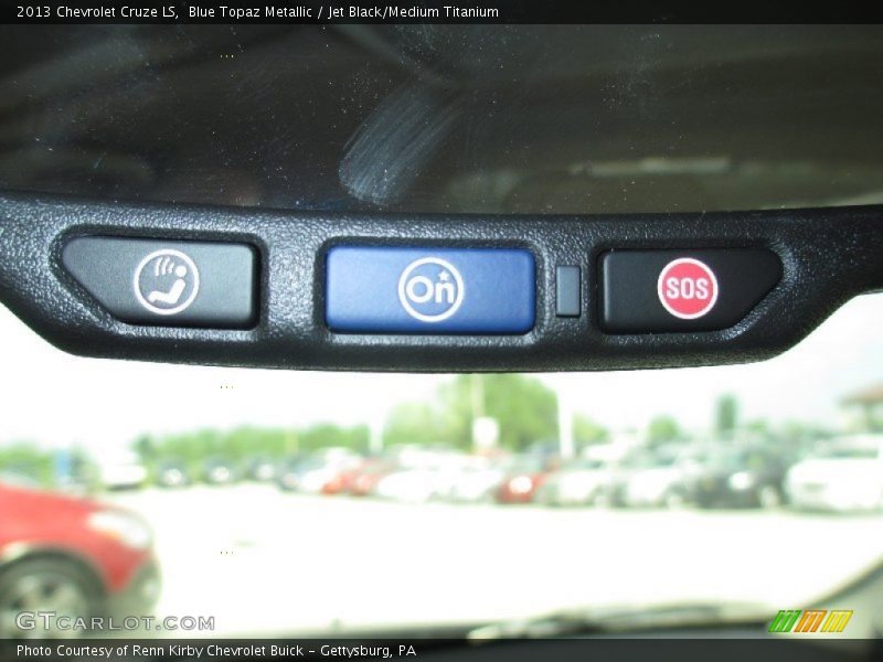 Blue Topaz Metallic / Jet Black/Medium Titanium 2013 Chevrolet Cruze LS
