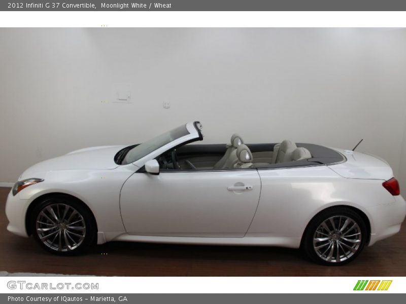Moonlight White / Wheat 2012 Infiniti G 37 Convertible