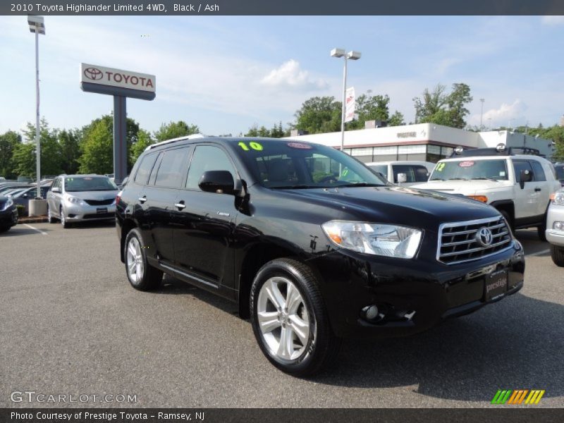 Black / Ash 2010 Toyota Highlander Limited 4WD