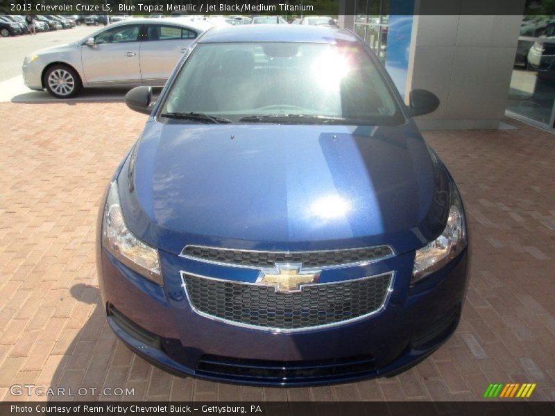 Blue Topaz Metallic / Jet Black/Medium Titanium 2013 Chevrolet Cruze LS