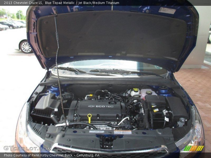 Blue Topaz Metallic / Jet Black/Medium Titanium 2013 Chevrolet Cruze LS