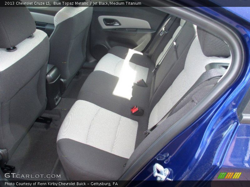Blue Topaz Metallic / Jet Black/Medium Titanium 2013 Chevrolet Cruze LS