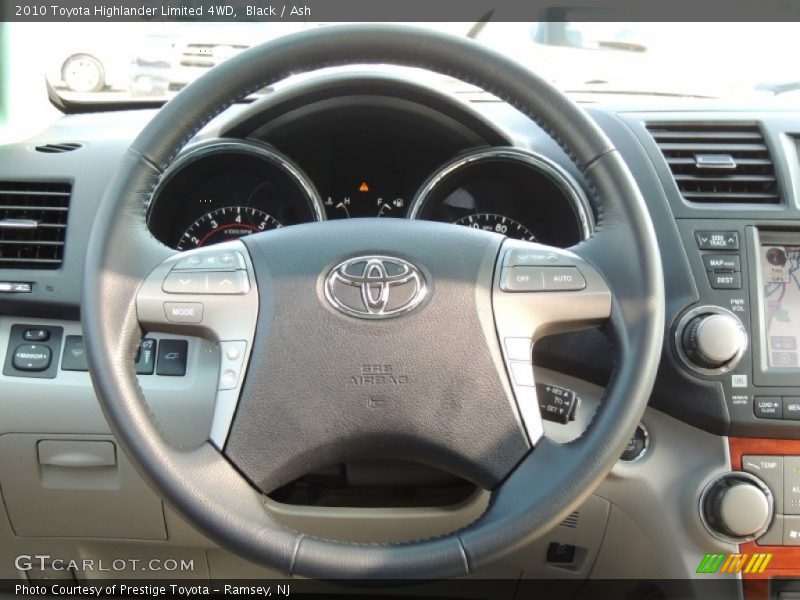 Black / Ash 2010 Toyota Highlander Limited 4WD