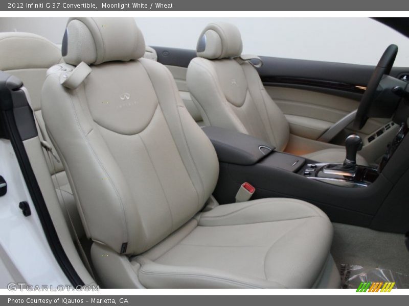 Front Seat of 2012 G 37 Convertible
