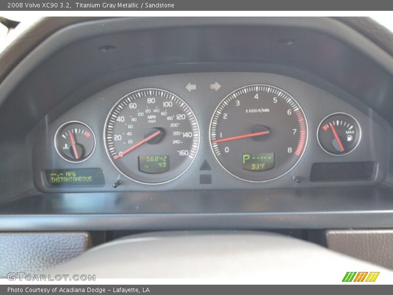  2008 XC90 3.2 3.2 Gauges