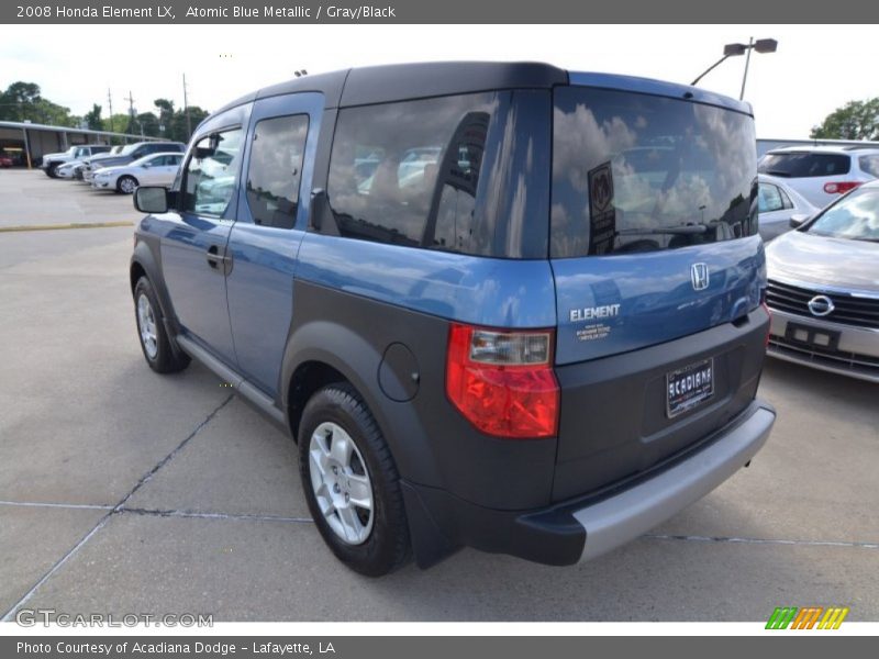 Atomic Blue Metallic / Gray/Black 2008 Honda Element LX