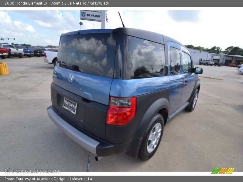 Atomic Blue Metallic / Gray/Black 2008 Honda Element LX