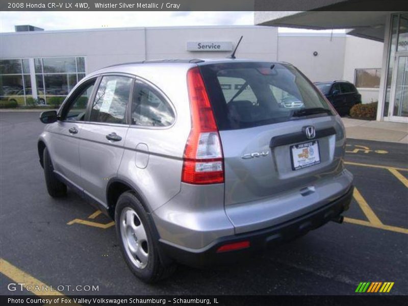 Whistler Silver Metallic / Gray 2008 Honda CR-V LX 4WD