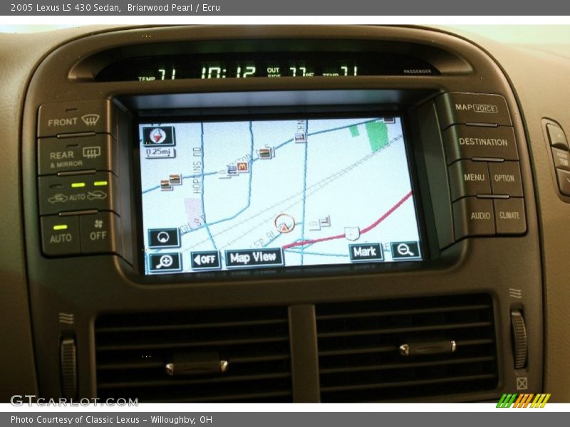 Navigation of 2005 LS 430 Sedan