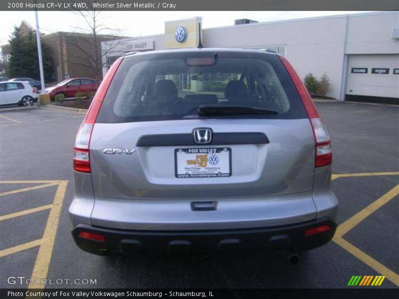 Whistler Silver Metallic / Gray 2008 Honda CR-V LX 4WD