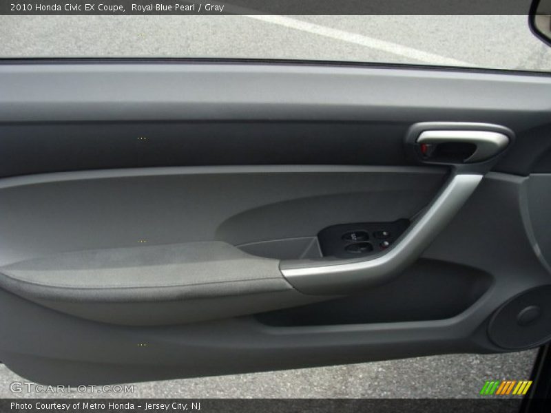 Royal Blue Pearl / Gray 2010 Honda Civic EX Coupe