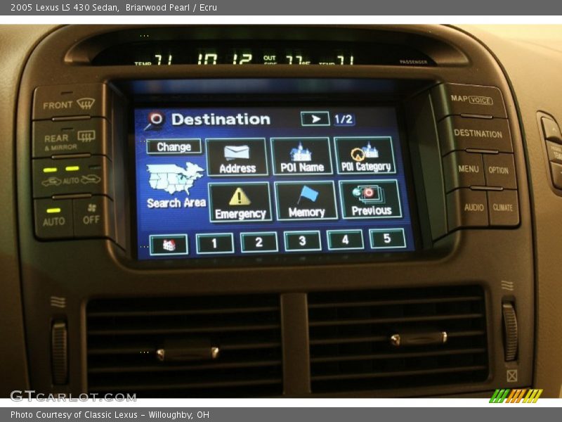 Briarwood Pearl / Ecru 2005 Lexus LS 430 Sedan