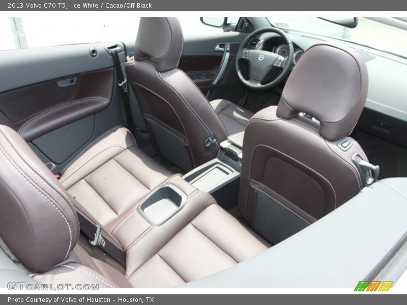 Ice White / Cacao/Off Black 2013 Volvo C70 T5