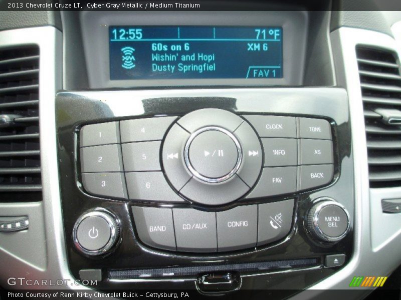 Cyber Gray Metallic / Medium Titanium 2013 Chevrolet Cruze LT