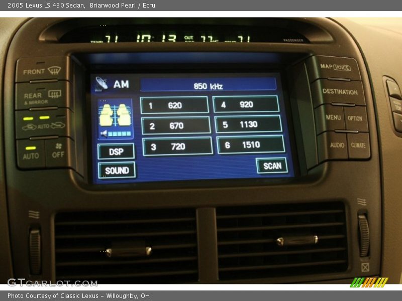 Audio System of 2005 LS 430 Sedan