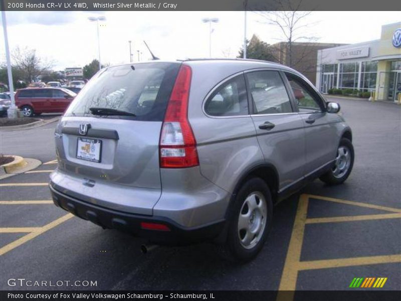Whistler Silver Metallic / Gray 2008 Honda CR-V LX 4WD