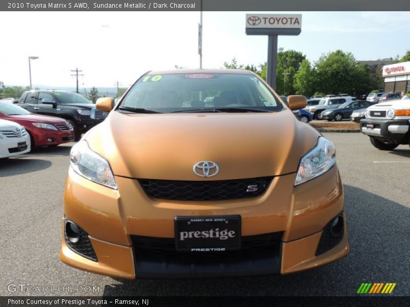 Sundance Metallic / Dark Charcoal 2010 Toyota Matrix S AWD