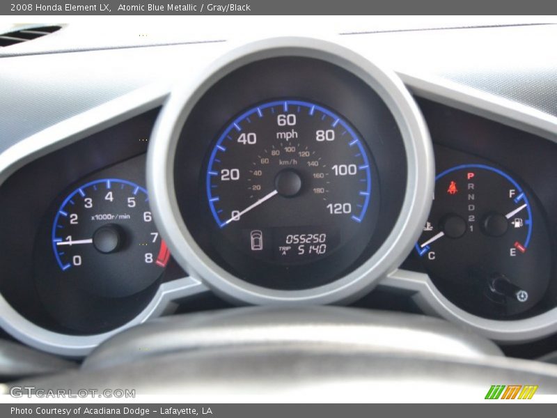 Atomic Blue Metallic / Gray/Black 2008 Honda Element LX