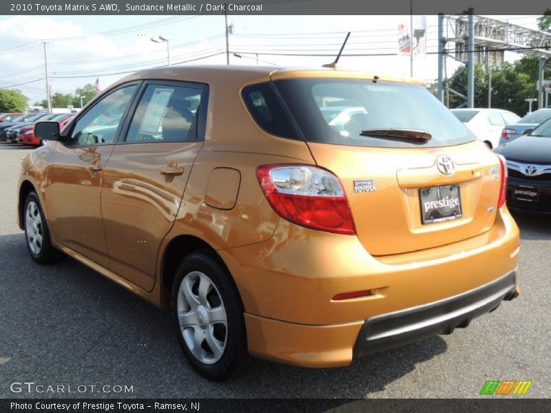 Sundance Metallic / Dark Charcoal 2010 Toyota Matrix S AWD