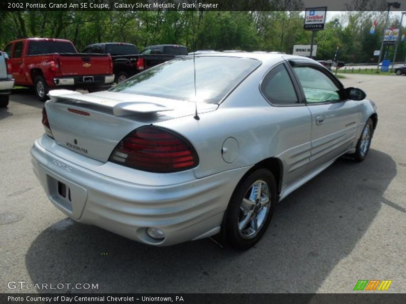 Galaxy Silver Metallic / Dark Pewter 2002 Pontiac Grand Am SE Coupe