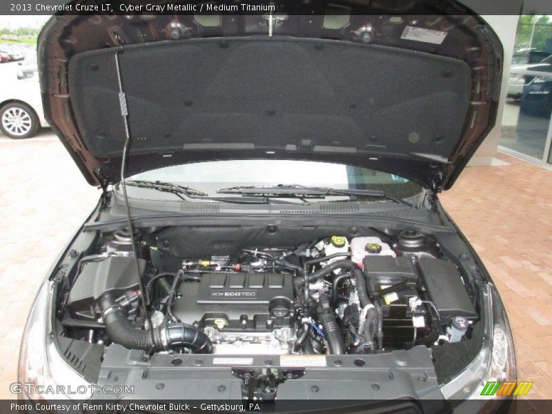 Cyber Gray Metallic / Medium Titanium 2013 Chevrolet Cruze LT