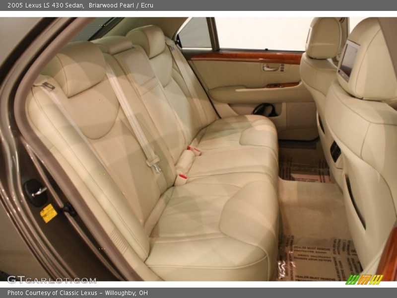 Rear Seat of 2005 LS 430 Sedan