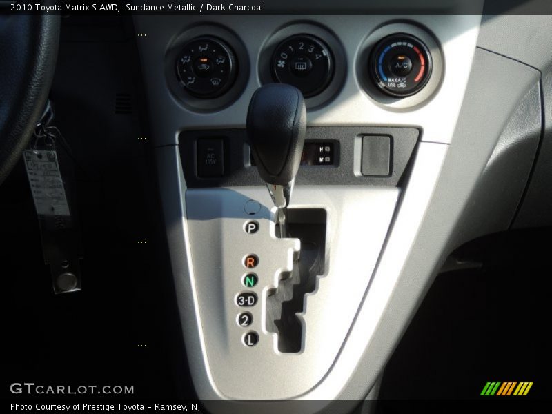 Sundance Metallic / Dark Charcoal 2010 Toyota Matrix S AWD