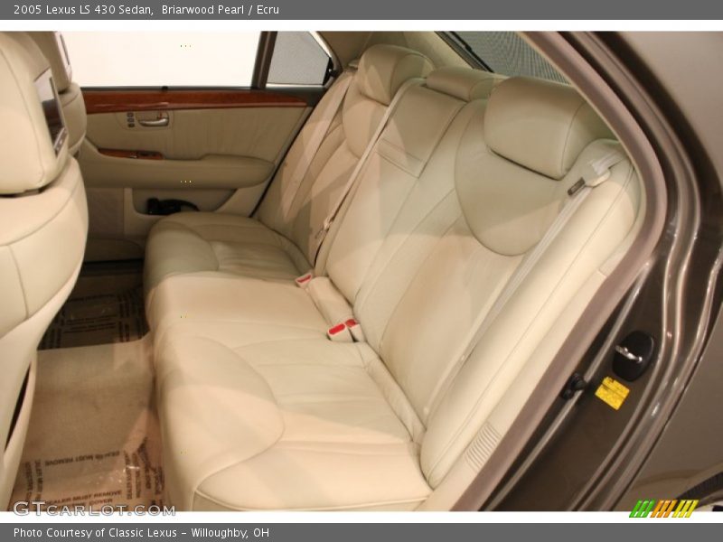 Rear Seat of 2005 LS 430 Sedan