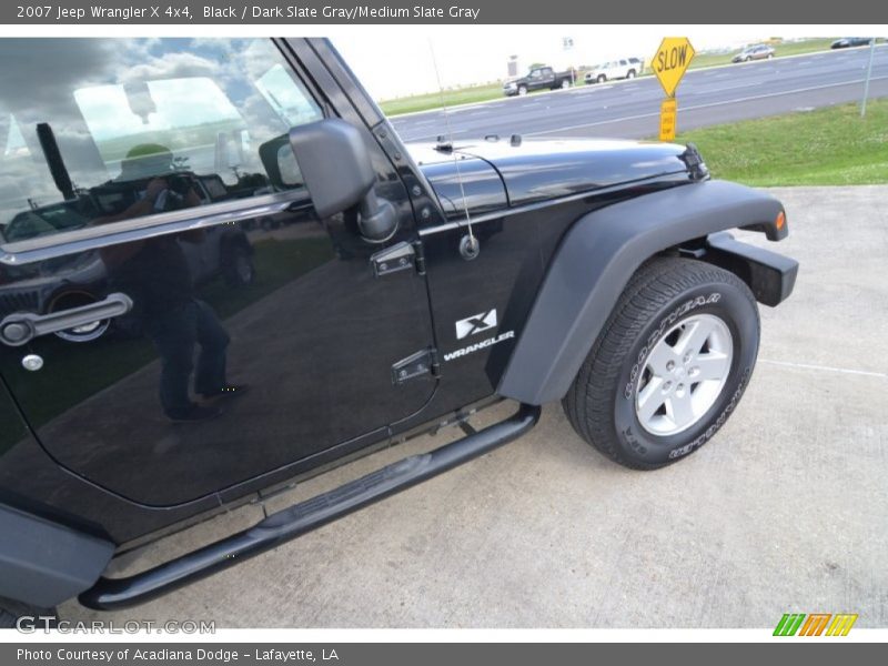 Black / Dark Slate Gray/Medium Slate Gray 2007 Jeep Wrangler X 4x4