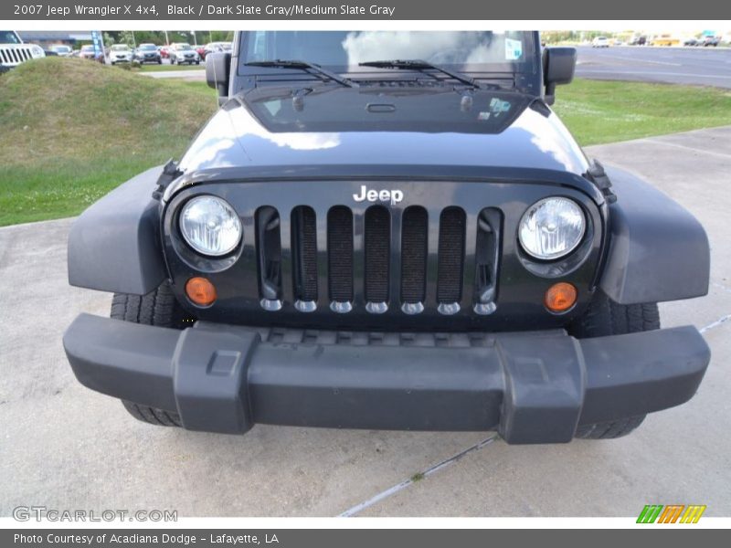 Black / Dark Slate Gray/Medium Slate Gray 2007 Jeep Wrangler X 4x4